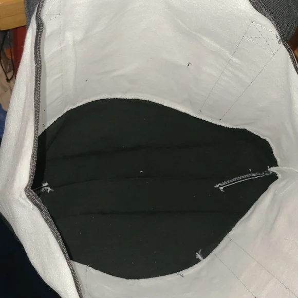 Canvas Black and White Tote Bag New Never Used 3 Totes - Picture 2 of 2